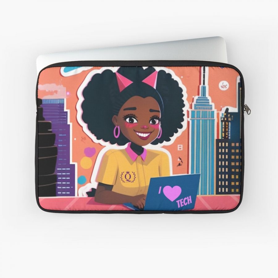 Black Tech Girl In NYC | Representation In Tech Matters | Queens of Tech DEIB Design Collection-bag