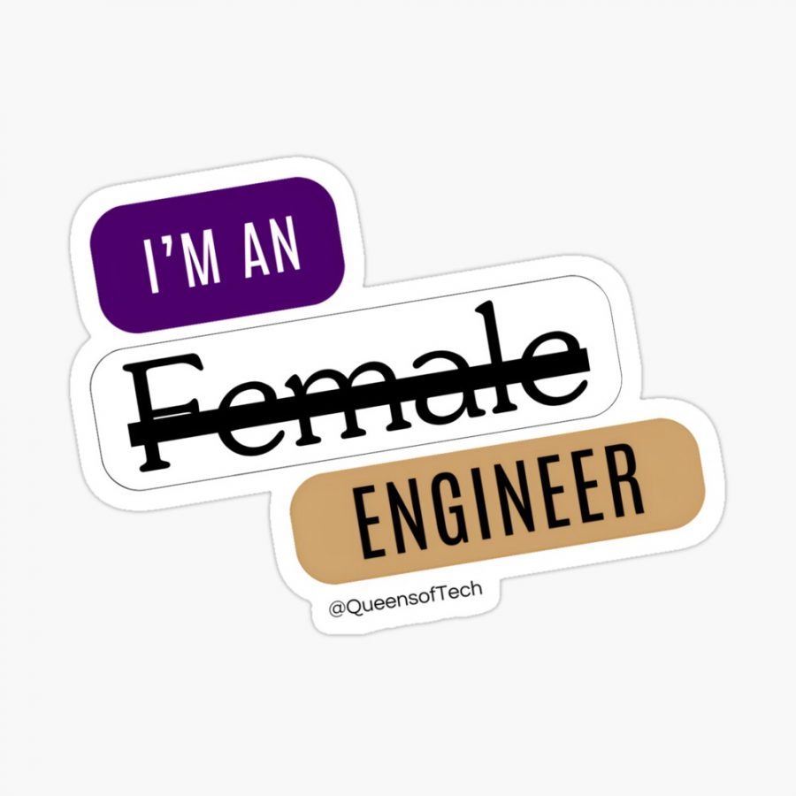IM Not a Female Engineer | Queens of Tech DEIB Design Collection-sticker
