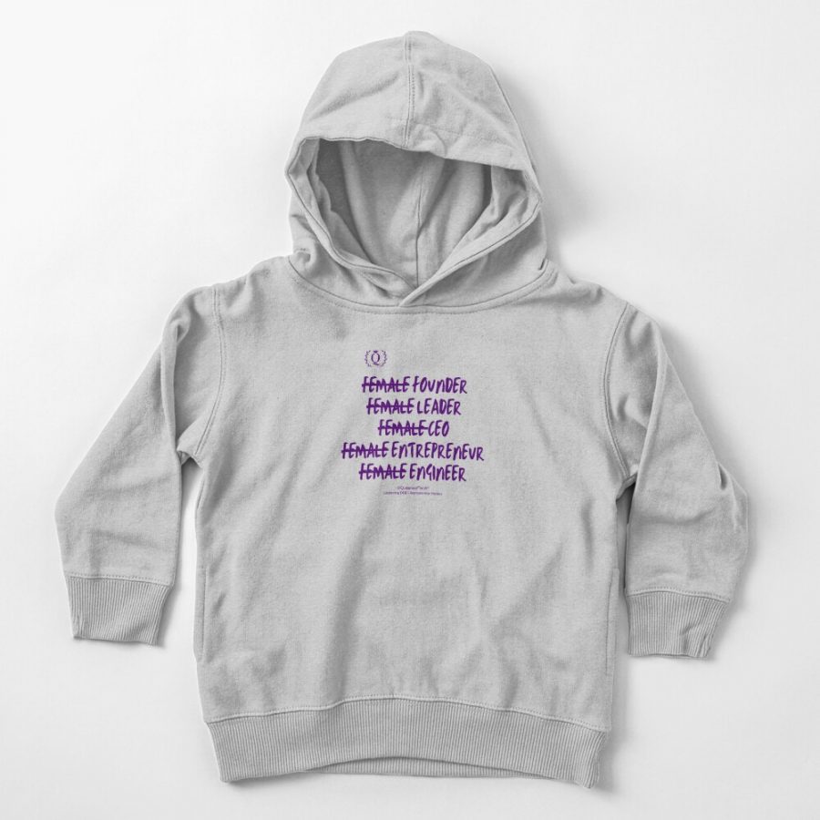 IM not a Female Founder Leader CEO Entrepreneur or Engineer | Queens of Tech DEIB Design Collection-toddler-pullover-hoodie