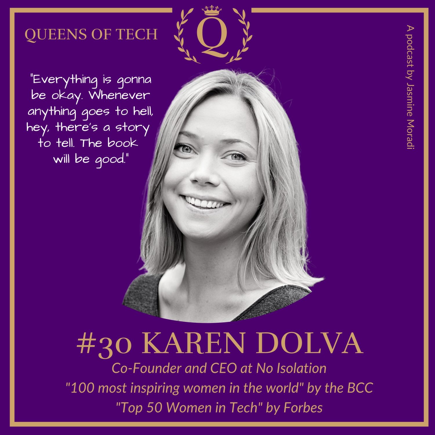 Karen-Dolva-No-Isolation-Queens-of-tech-podcast